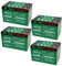 KIT 4 BATTERIE AL PIOMBO RICARICABILE 12V 48V 14AH CICLICA USO CICLICO BICI BICICLETTE ELETTRICHE MONOPATTINI QUAD ELETTRICI TRAZIONE ELETTRICA CONNETTORI F2 6,35mm DEEP CYCLE 6-DZM-14 6DZM14