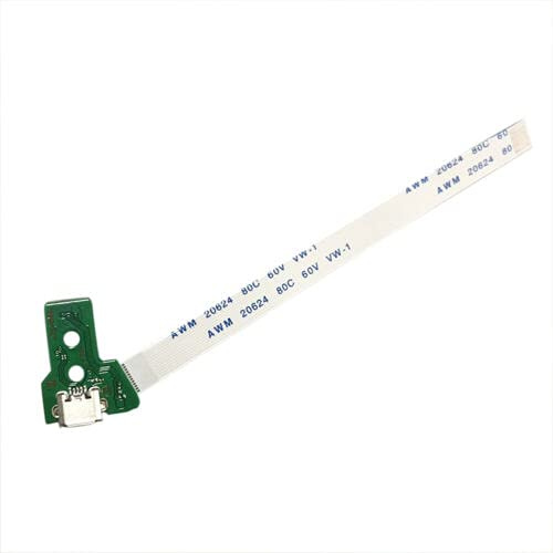 Huasheng Suda 2 PZ USB Porta di Ricarica Scheda JDS-055 Sostituzione per Sony PS4 Controller Dualshock w/Flex Cable