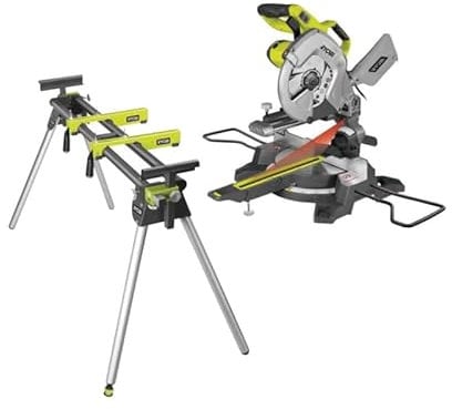 Pack RYOBI Troncatrice elettrica - 2000W - 254mm - EMS254L - Supporto universale RLS02