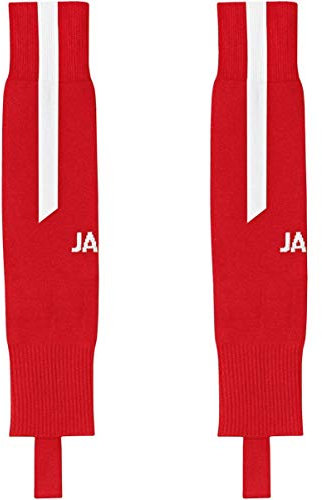 JAKO Unisex Stutzenstrumpf Lazio, Sportrot/Weiß, 39-42