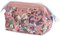 NOVAGO Petite Trousse de Toilette Compact Pliable, Trousse Maquillage, Pochette cosmétique Fleurie Style Japonais (Rose Fleur)