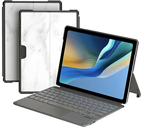 Qulose Keyboard Case for Surface Go 3 2021 / Surface Go 2 2020 / Surface Go 2018, Ultra-Slim Portable Wireless Keyboard with Touchpad for Surface Go Type