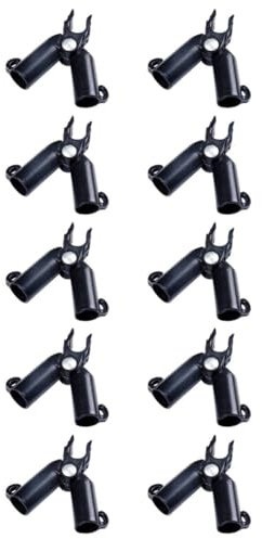 Operitacx 10 Stücke Halterung Stecker Verstellbarer Ständer Verbindungsgelenk Schnalle Clip Stecker Kit Für DIY Spalier Garten Spalier Stecker Verbindung Rohrclips Verstellbare Rohre