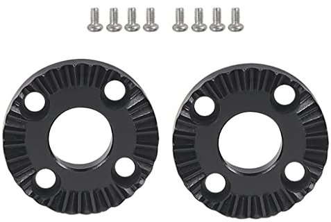 FEICHAO Rosetta Mount Lega di Alluminio 20mm 31,8mm per Gimbal Extension Gimbal (20mm Nero 2PCS)