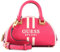 GUESS Mildred Mini Bowler Bag Magenta