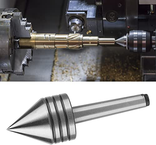 Centro Live a 60 Gradi per Tornio CNC, Materiale HSS Ad Alta Precisione, Centro Contropunta Dal Vivo per Processo di Lavorazione del Legno