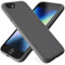 TAXXOE Liquid Silicone Case Compatible with iPhone SE 2020/2022, iPhone 8/7, 4.7 Inch, Soft-Touch, Shockproof, DustProof, Antiskid Full Body Phone Cover for iPhone SE - Space Grey