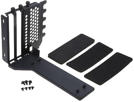 MONOJLY GPU Vertical Bracket RiserCable 90°/180° GPU Extension Line Shielded Computer PCIe3.0 X16 VGA Card Bracket Mount