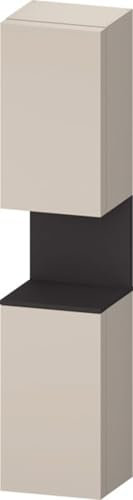 Duravit Qatego Hochschrank, Türanschlag rechts, 400x360x1760mm, Nische Graphit Supermatt, QA1346R80910000, Farbe: Türanschlag