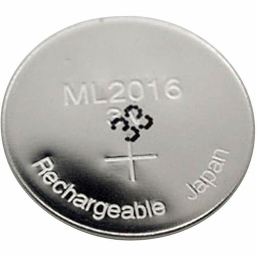 BenjiPower - ML2016 Pile Bouton Rechargeable ML 2016 Lithium 25 mAh 3 V 1 pc(s)