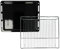 vhbw 1x Backblech, 1x Gitterrost (2-tlg. Set) kompatibel mit Neff B55CR22N0/08, B47FS22N0/01, B55CR22N0/01 Backöfen - 45,5 x 36,1/37,5 x 3 cm
