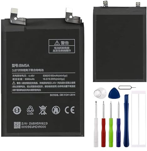E-yiiviil BM5A Batterie de rechange compatible avec Redmi Note 11 Pro 5G 21091116I 2201116SG avec outils