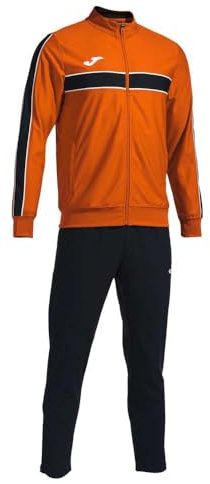 Joma Herren Victory Trainingsanzug, Orange Schwarz, M