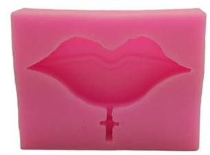 Fondant Formen 2 Stück Silikon-Fondant-Kuchenform, Zähne, Kuss, Fondantform, Süßigkeiten-Backwerkzeuge