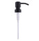 HEIBTENY Metal Soap Pump Head, DIY Soap Pump, Liquid Lotion Dispenser, Replacement Head for Liquid Lotion Jars, Bottles Soap Dispenser Pump Head 28/400 Thread Standard Pump Head (Black)