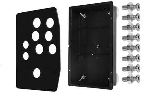 Acrylic Panel and Case with Screws and Fixed Suckers for Arcade Joystick Box