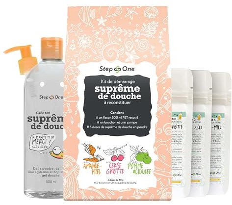 Coffret cadeau nouveautés - kit de démarrage gel douche en poudre - Zéro déchet