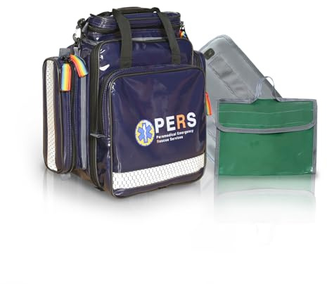Ehucon PERS Defibrillator-Tragetasche, Aed-Tragetasche für Gesundheitswesen, Zuhause, Reisen, Notfall-Rettungsbedürfnisse, Outdoor-Erste-Hilfe-Set für langlebig/robust/wasserdicht