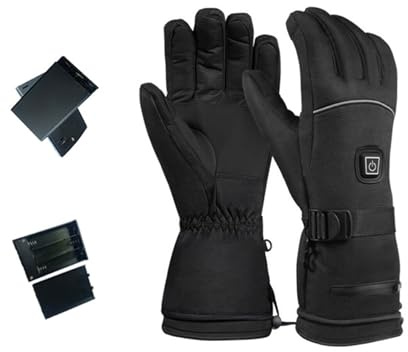 Morain Electric Heated Gloves for Freezer Work, Winter Warmer Gloves for Skiing Cycling Motorbike Driving