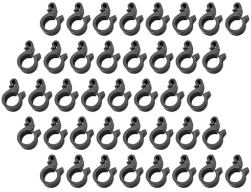 Gatuida 100pezzi Clip Per Tubo Irrigazione Fissaggi Plastica Per Giardino Supporto Per Tubi Di Irrigazione Clip Per Tubo Di Goccia Resistente E Facile Da Installare