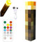 KQWVZ Wall Fackel Nachtlicht, 28CM Craft Fackel Lampe mit 3 Gang Dimmbar Lampe Fackel Wandlampe, Hand- und Wandmontage, Ton und Licht Flamme Nachahmen, Flammenlampe für Kinder Geschenke