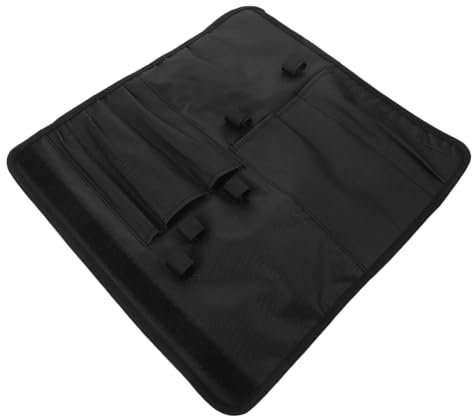 CHICAMPERA Paquet à Couteaux Étui de Transport en Tissu Oxford Imperméable Pochette de Rangement pour Couverts Cuisine Paquet pour Couteaux de Chef Pratique pour Camping et Usage Domestique