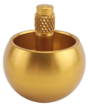 Rastapulz Tippe Top Metall Oben Umdrehen Edelstahl Kreisel Erstaunliches Spielzeug Geschenk, Golden