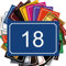 Hausnummernschild - Nummernschild aus PVC - Gravierte, personalisierbare Tafel 15 x 10 cm (Blau)