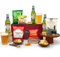 Beer and Pub Snacks Hamper - Gift Hamper with Peroni Lager, Pub Snacks, Crisps, Breadsticks & Corn Kernels – Gift for Dad, Best Dad Hamper, Beer Hamper for Men, Pub in a Box - by Hay Hampers