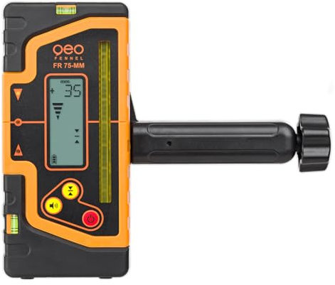 Cellule de réception pour laser lignes 100mm avec support FR 75-MM Geo Fennel