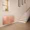 Glass Radiator Cover Printed - Distressed Copper - Made by Premier Range in 1420mm Wide x 640mm High