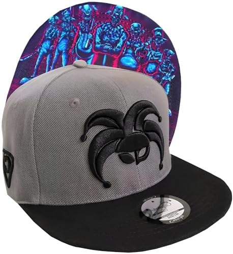 Capiche [99+ VARIATIONEN] Snapback Cap - Kappe - Baseball - Mütze - Herren - Dunkelgrau - Clown Gang - Zirkus - Eng - [Clown] Clown Gang
