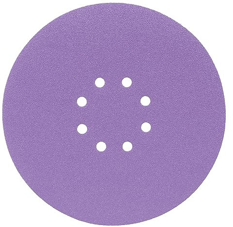 Trend Aluminium Oxide 225mm Random Orbit 180 Grit Abrasive Sanding Disc, AB/225/180A, Pack of 10