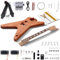 Leo Jaymz DIY Electric Guitar Kits with Mahogany Body and Neck - Laurel Wood Fingerboard and All Components Included (ML)