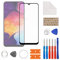 SwarKing Écran de rechange en verre - Pour l'extérieur - Compatible avec Samsung Galaxy A50 - Avec kit de réparation