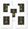 aFFa frames Rahmenloser Bilderhalter mit Clips für Fotos und Poster, the frame, Posterrahmen, Plexiglas, HDF, bilderrahmen 30x40 cm | Set 1 Packung mit 5 Stück
