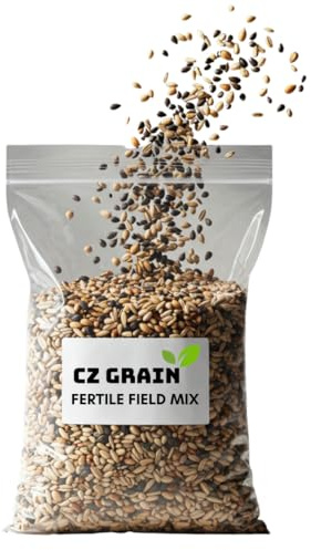 No-Till Cover Crop 10 Seed Mix - Winter Rye, White Clover, Austrian Winter Peas, Triticale, Crimson Clover, Cow Peas, Daikon Radish, Purple Turnips, Wheat, Oats, (25 Pounds)
