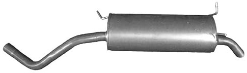 IZAWIT 26.020 Endschalldämpfer Hinten Kompatibel mit RENAULT Scénic 1 JA0/1, FA0 7700437283 7700423040