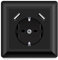 Schuko Steckdose mit USB Anschluss, USB-A Port Max.3.4 Amp total, Unterputz Steckdose mit Steckklemme, Schutzkontakt Wandsteckdose mit USB