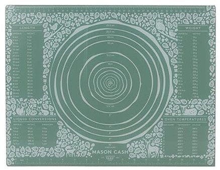 Mason Cash in The Forest Glass Pastry Board