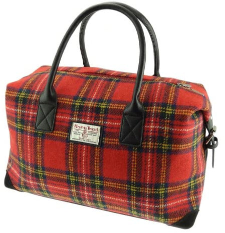Glen Appin Esk Harris Tweed Reisetasche LB1006, Col24 Red, Traditionell