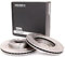RIDEX 82B0006 2x Disque de frein Avant Ø258mm Hauteur: 43,4mm Épaisseur: 22mm Cercle de percage -Ø: 108mm ventilé
