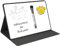 Tragbares kleines Whiteboard, Merikio magnetisch, doppelseitig, 30 x 20 cm, mit 1 Marker und Mini-Whiteboard, magnetischer Radiergummi für Zuhause, Büro, Schule (schwarz)