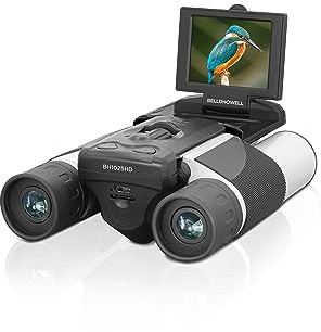 Bell+Howell BH1025HD Jumelles 10 x 25 avec Appareil Photo numérique HD 2,5 K