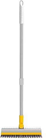 IUNSER Brosse de Nettoyage Dure à Long Manche pour Les sols de Salle de Bain, Les Murs et Les Toilettes. Brosse De Toilette Cactus (B, One Size)