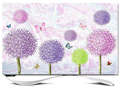 VBVARV TV Dust Cover,Polyester Microfiber Cloth Easy To Cover Your TV Style,01,32in