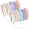 Winter Shore Acryl Haarreif Ständer (2er-Pack) - Durchsichtige Haargummi Aufbewahrung für Dicke & Dünne Haarbänder, Haargummis, Haarschmuck, Krawatten - Hängender Haarreif Halter mit Gummifüßen