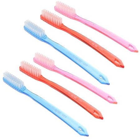 minkissy 18 Stk Zahnbürste Mit Harten Borsten Für Erwachsene Raucher Zahnbürste Reise Superharte Hand Anti-rutsch Schüttgut Gesund Mittel Reisen Bürste Für Erwachsene