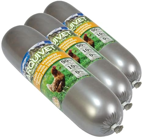 Arquivet Saucisses Poulet aux légumes - Nourriture pour Chiens - 500 g (Lot de 3)