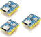 DUBEUYEW 3 Pcs Raspberry Pi 2040-Zéro Mini Carte microcontrôleur basée sur Le Raspberry-Pi 2040 Dual-Core Arm Cortex M0+ Processeur pour C/C++/Python (soudé)
